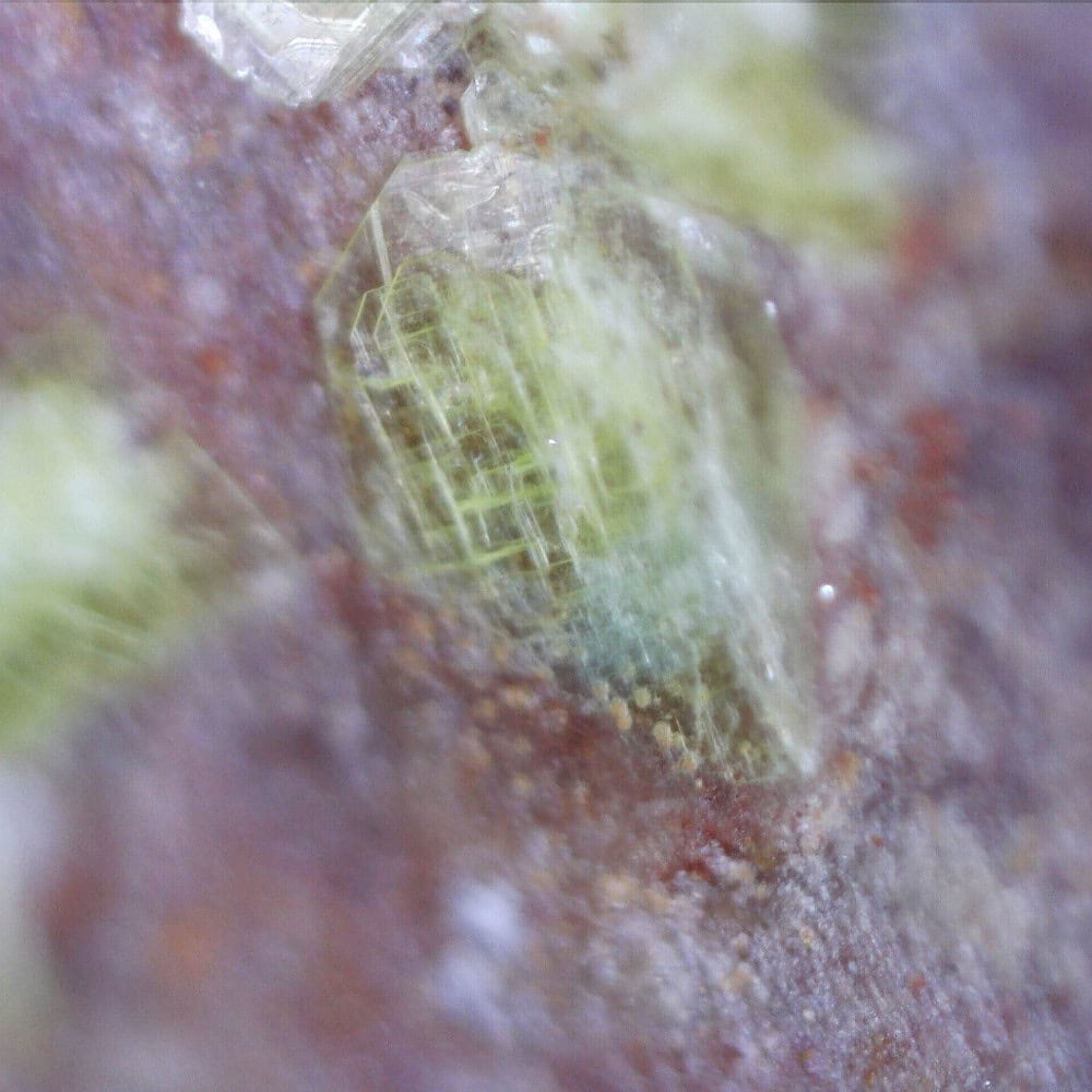 zeunerite from schmiedestollen dump, germany