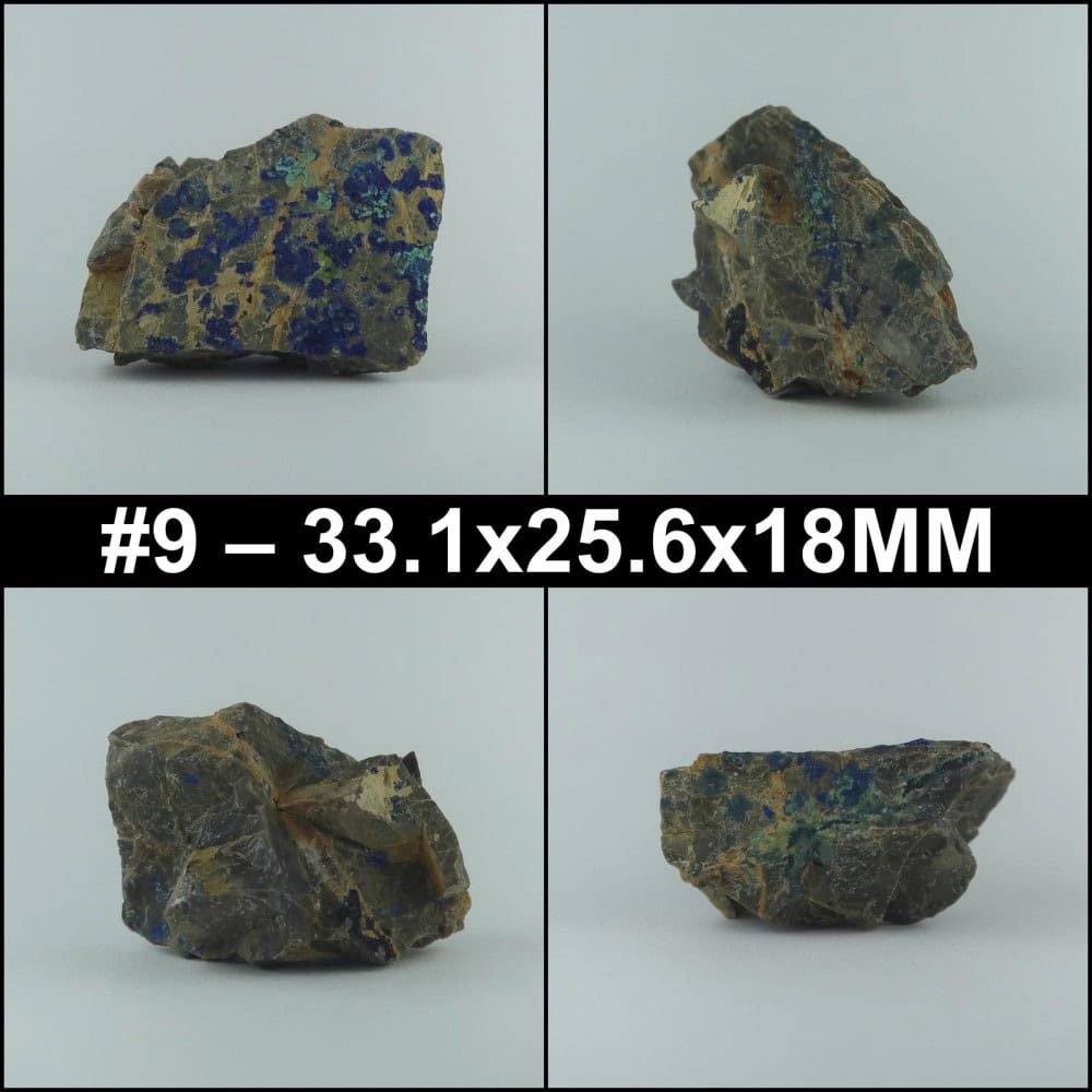 azurite from la encontrada mine, spain