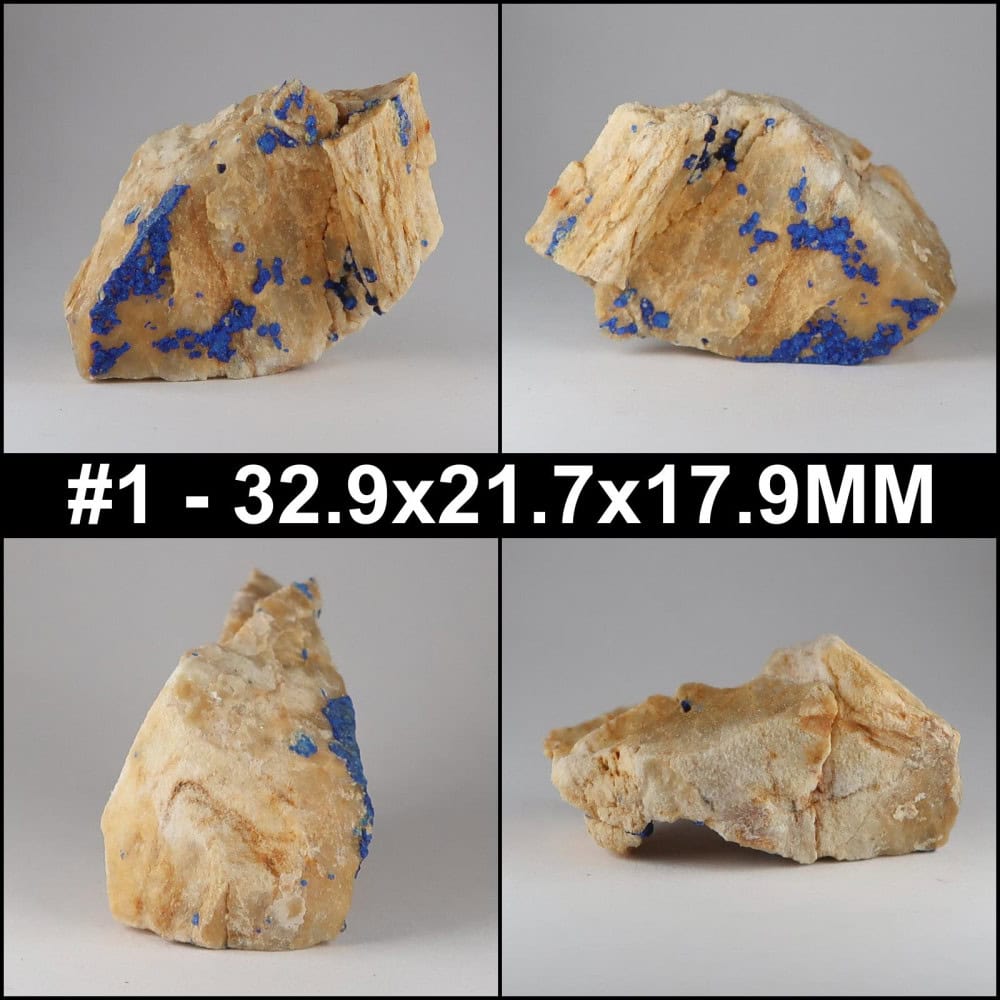 azurite from la encontrada mine, spain