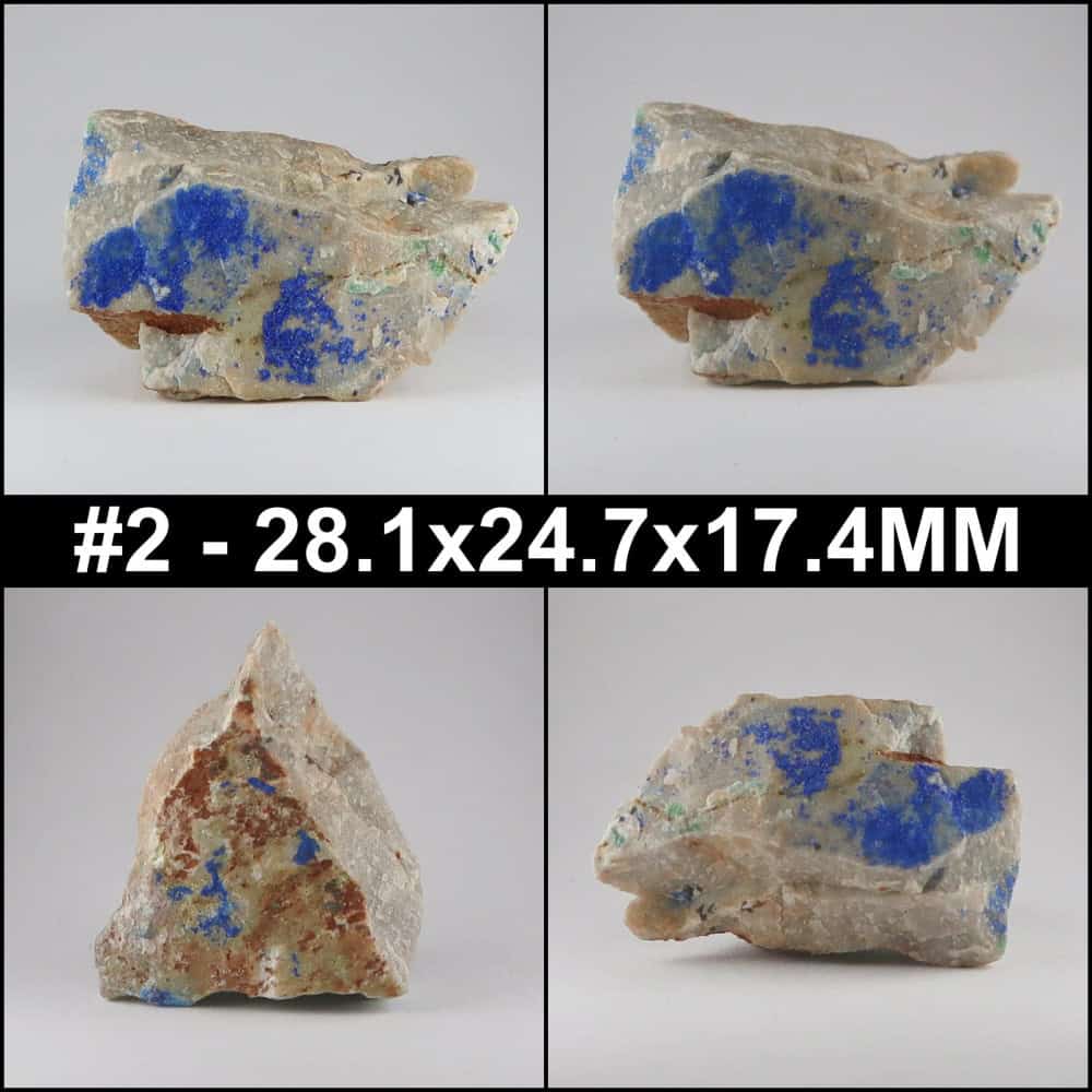 azurite from la encontrada mine, spain