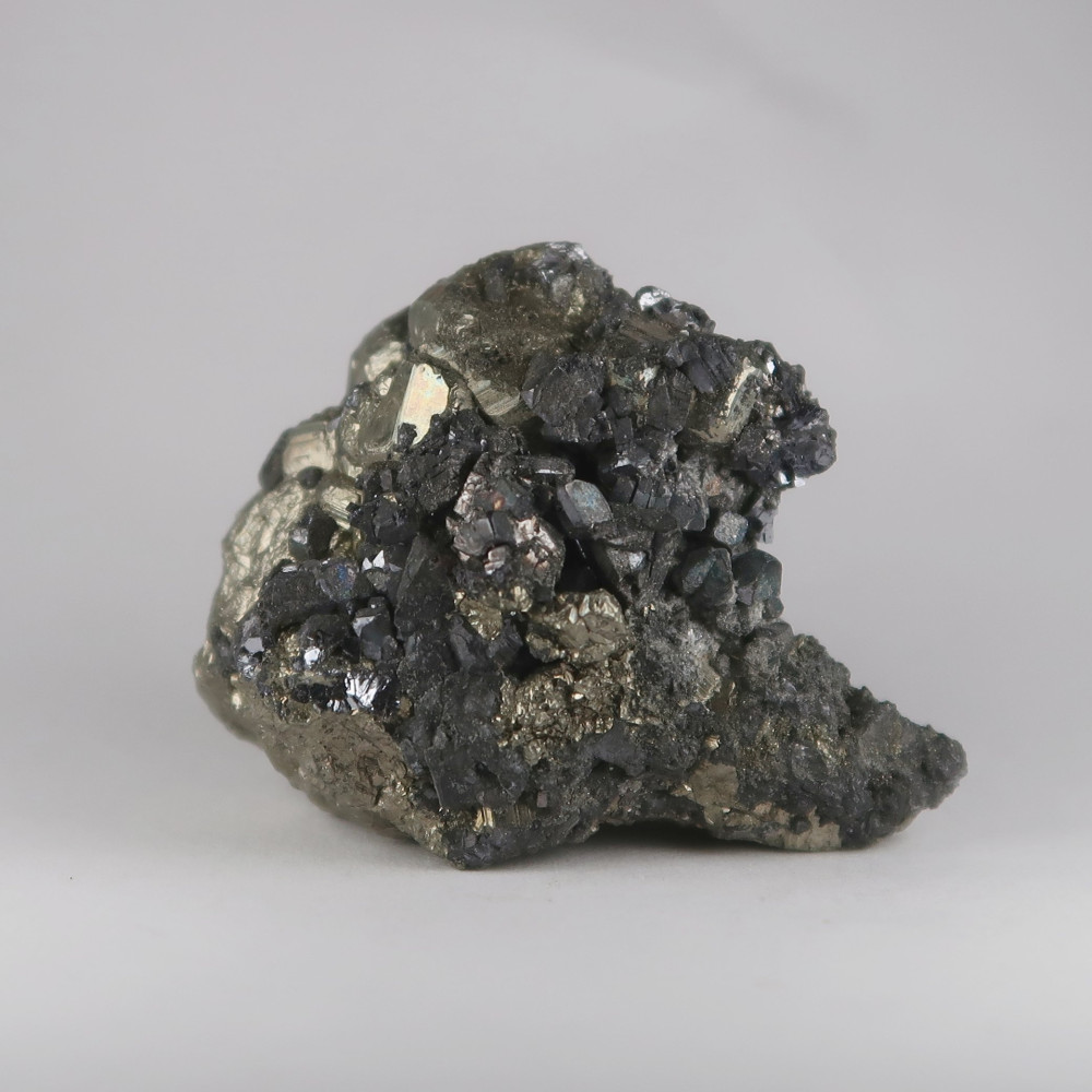 galena and chalcopyrite from huanzala mine, peru