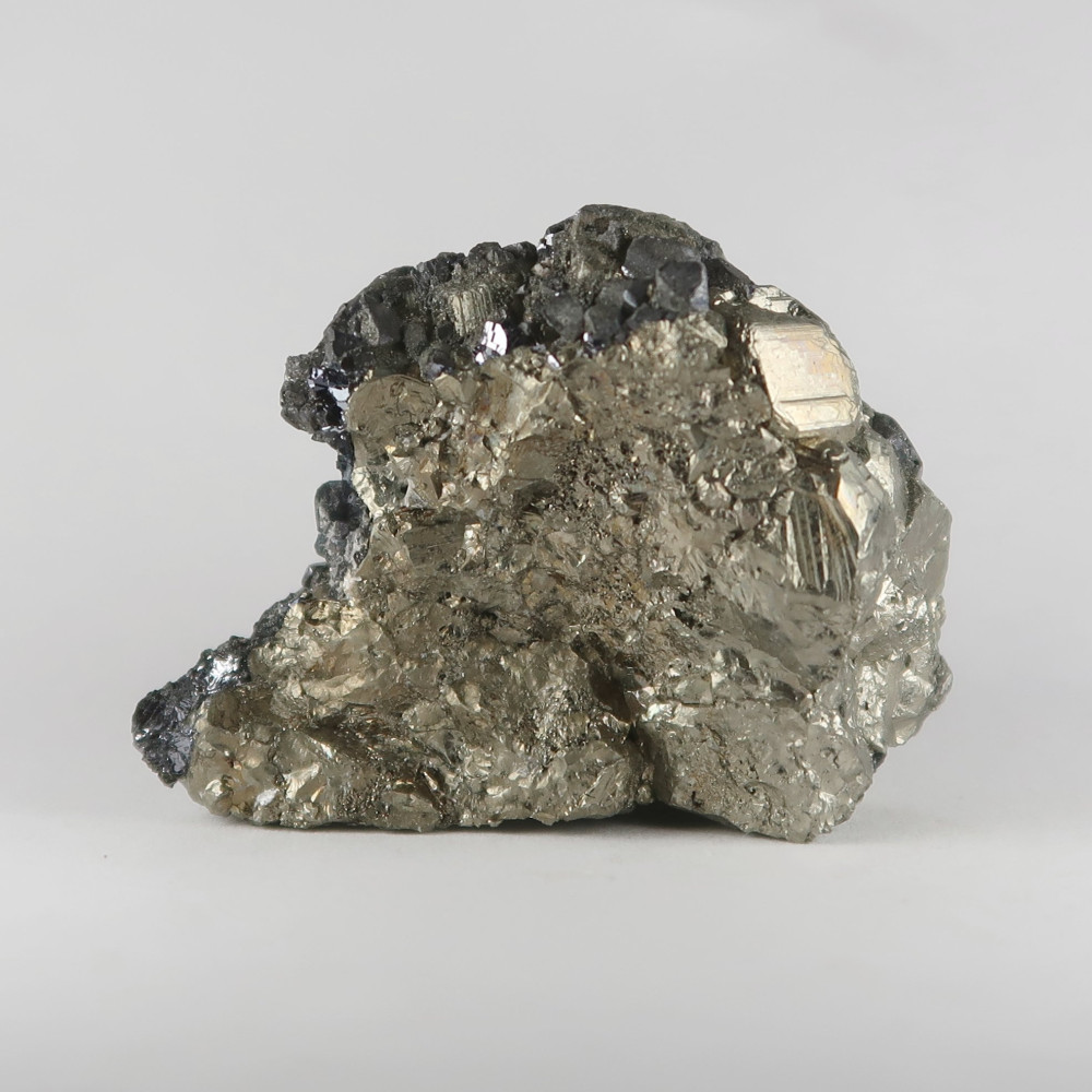 galena and chalcopyrite from huanzala mine, peru