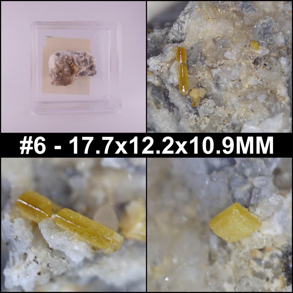 wulfenite from albuñuelas, spain