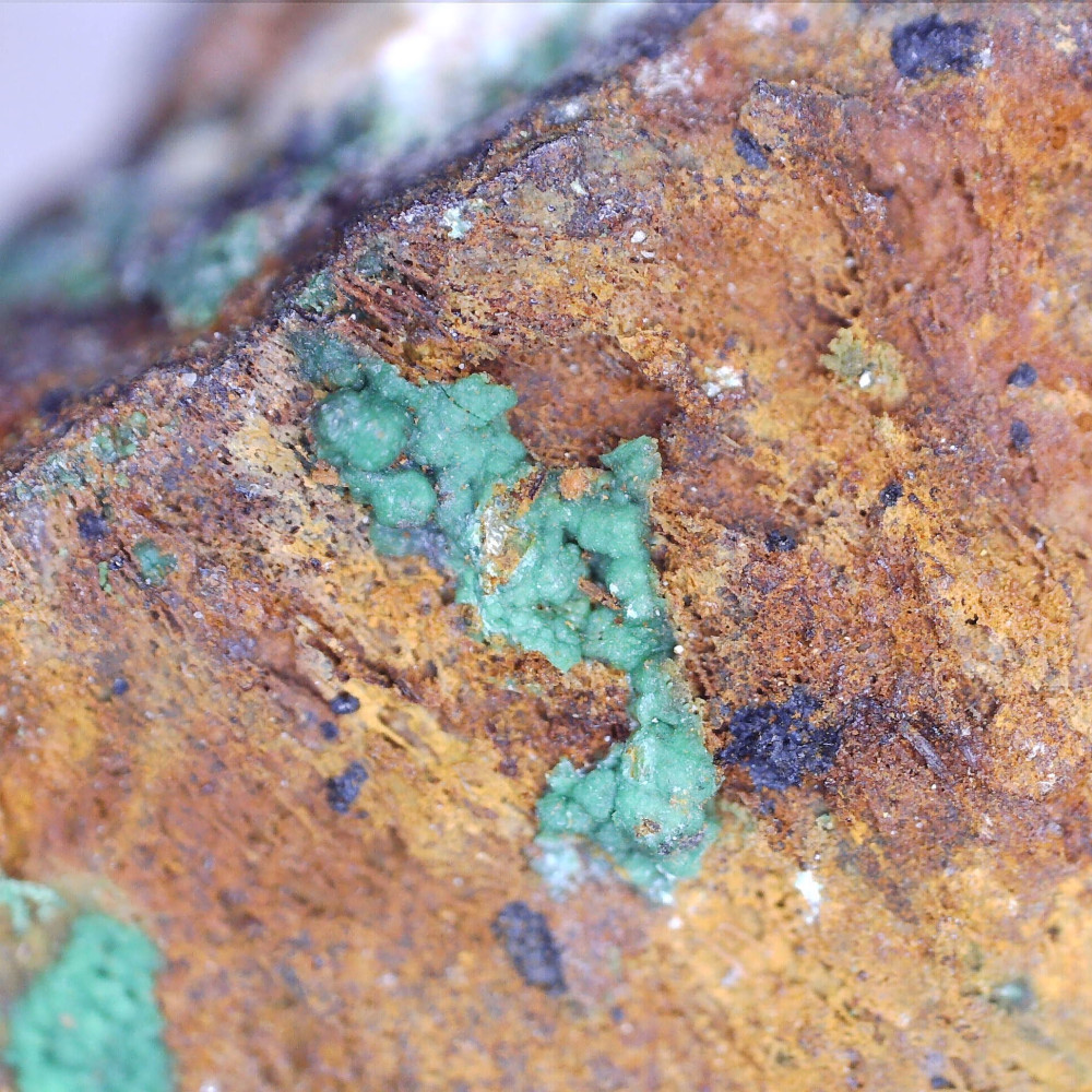 bayldonite from penberthy croft mine, uk