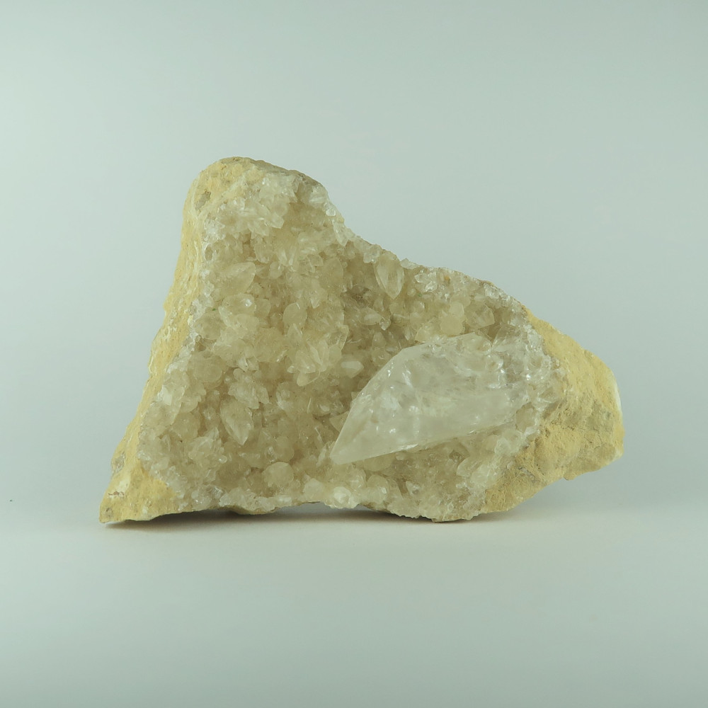 calcite and selenite specimens from jebel saghro, morocco