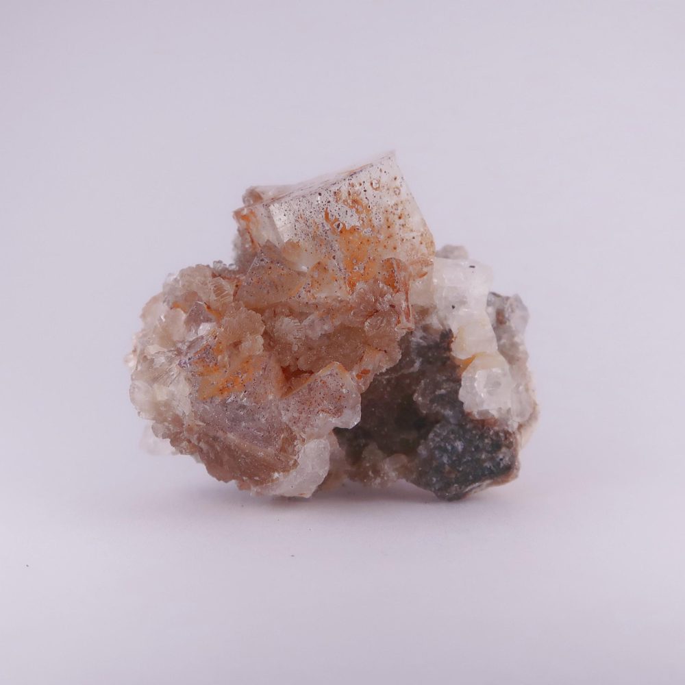hemimorphite on fluorite from wapping mine, uk
