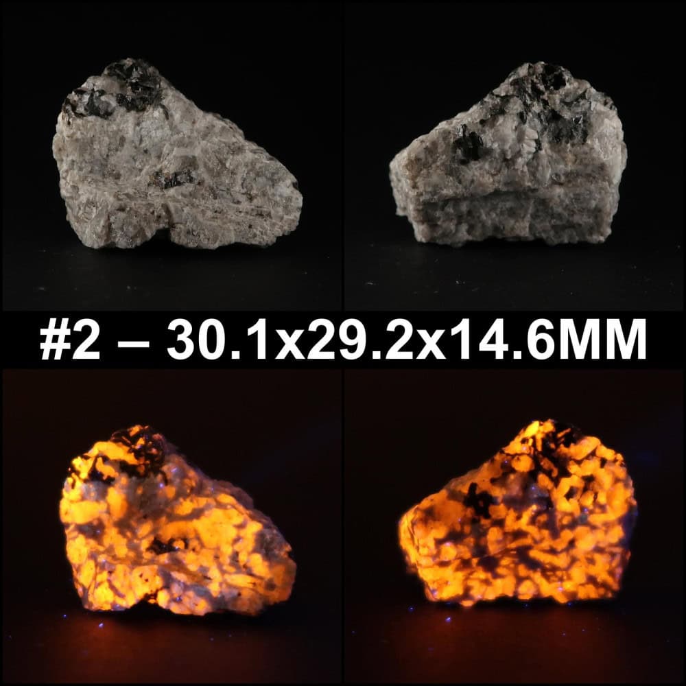 hackmanite from mont saint hilaire, mont saint hilaire, montérégie, québec, canada 2 collage