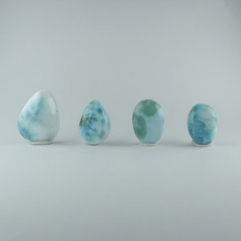 larimar cabochons (freeform)