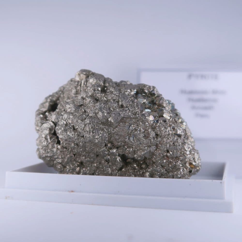 pyrite from huanzala mine, peru