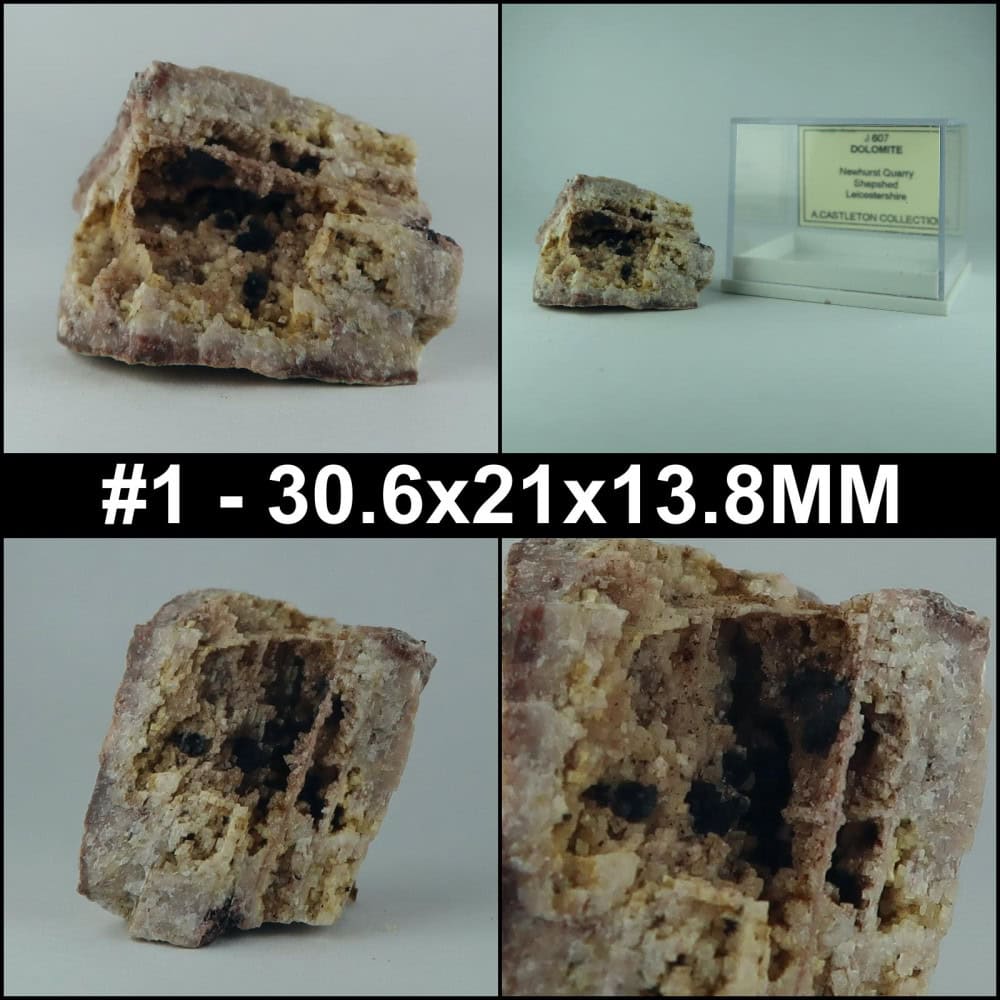 dolomite from newhurst quarry, leicestershire