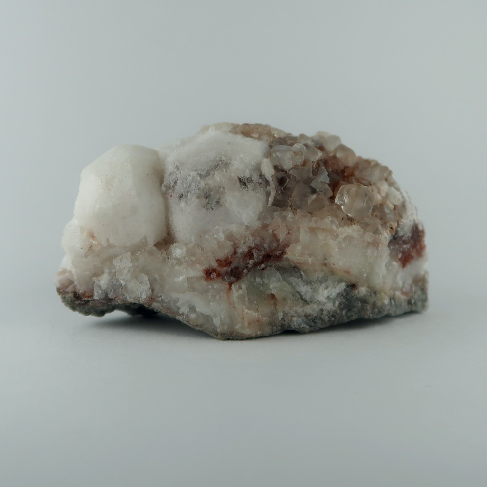 analcime and calcite from dean quarry, cornwall