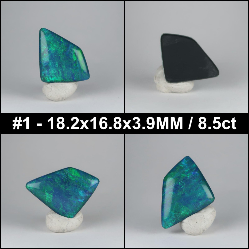 opal cabochons (australian triplets, freeform)