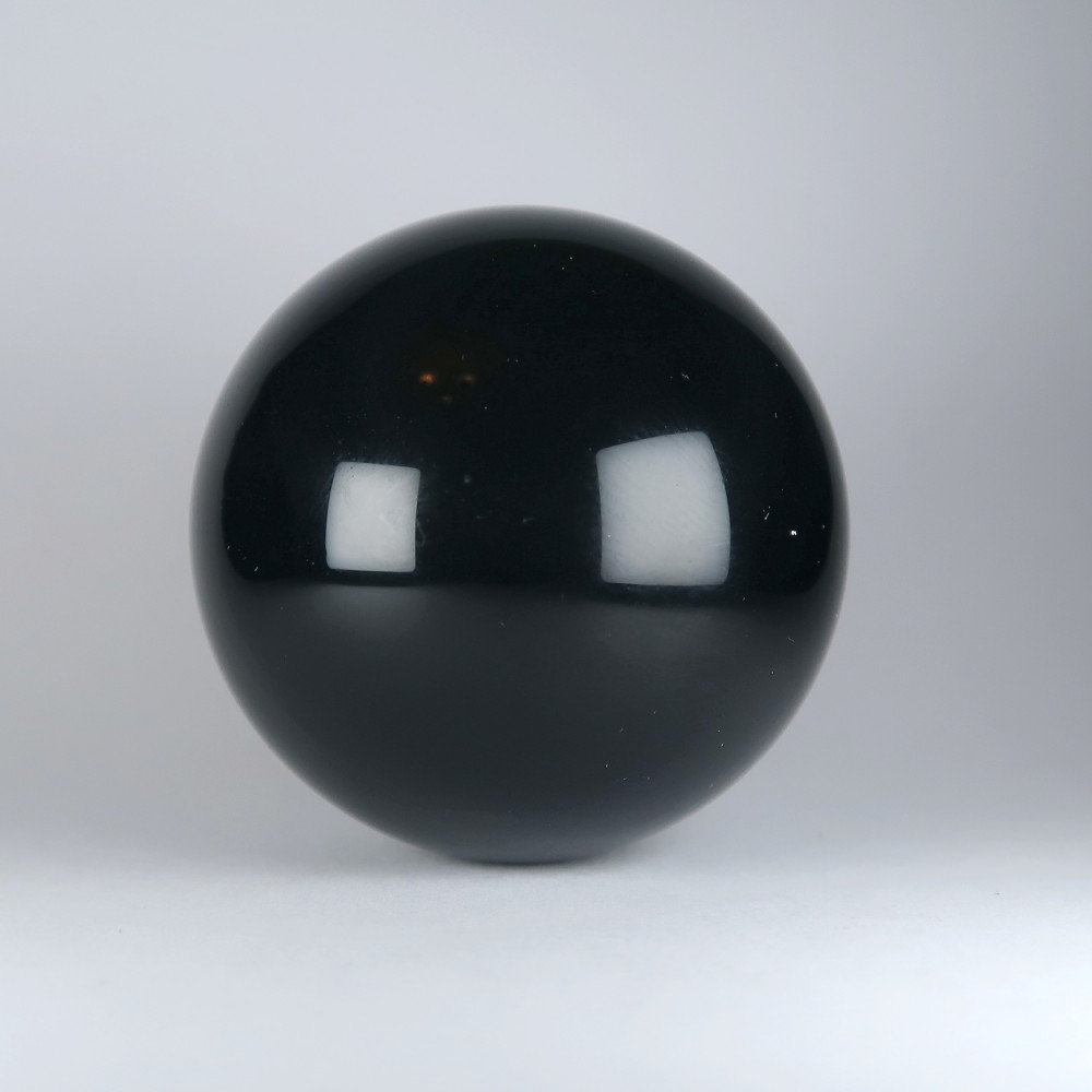 obsidian spheres / crystal balls (rainbow)