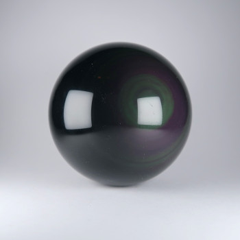 obsidian spheres / crystal balls (rainbow)