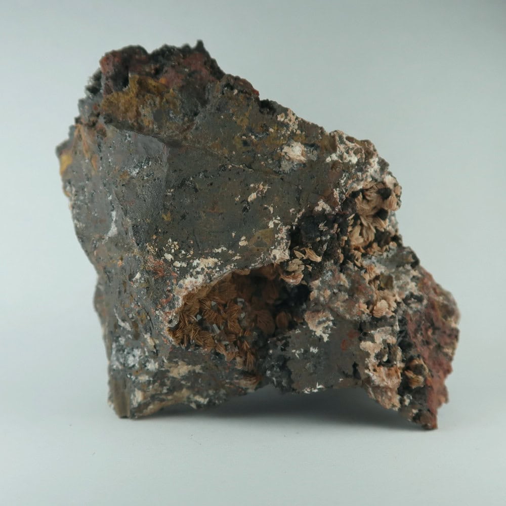 hematite, quartz and baryte from hingston down quarry, cornwall