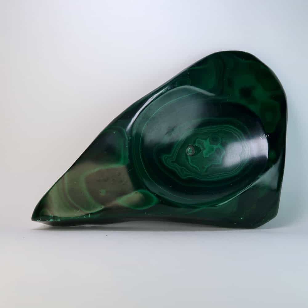 malachite copper ore ashtray bowl 2