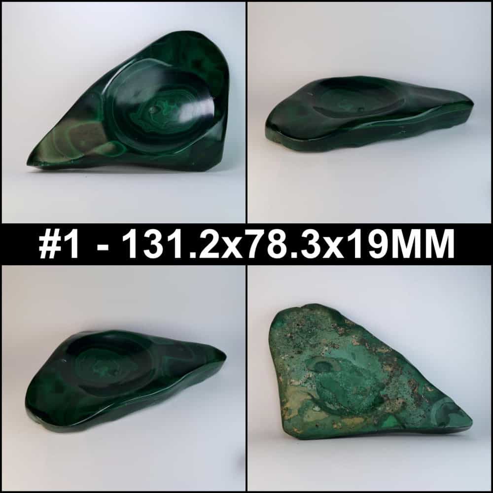 malachite copper ore ashtray bowl collage