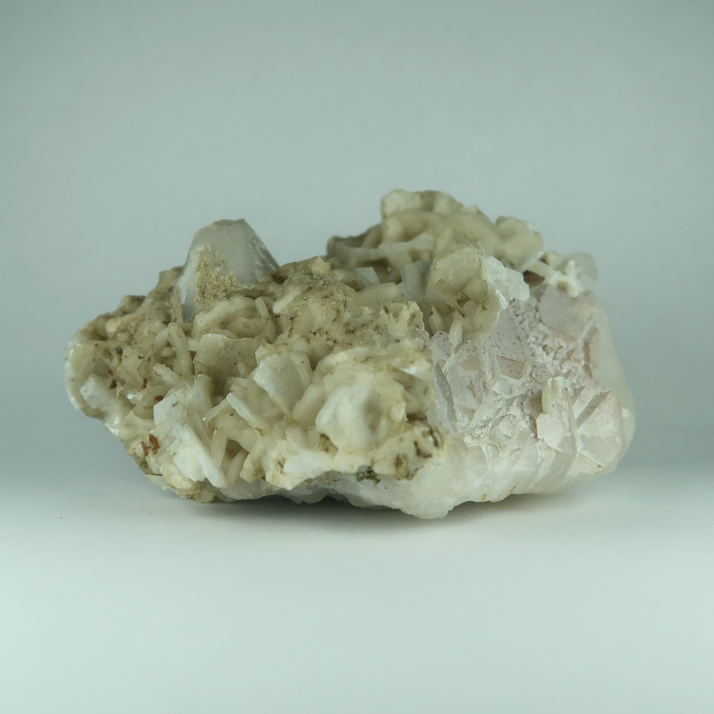 quartz and calcite from geevor mine, cornwall