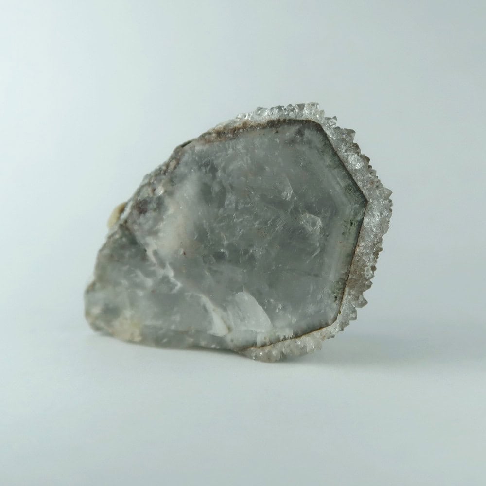 quartz and calcite from geevor mine, cornwall