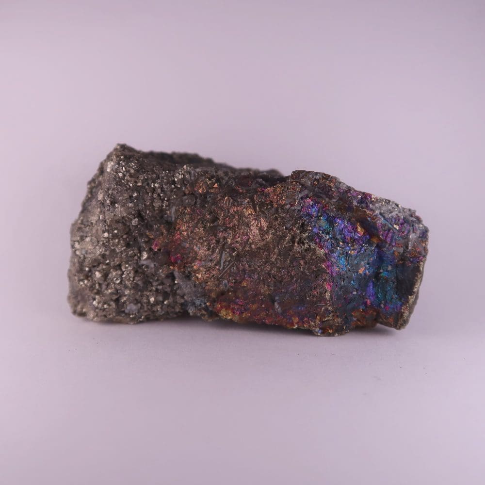 bornite and pyrite from hingston down quarry, gunnislake, calstock, cornwall, england 2