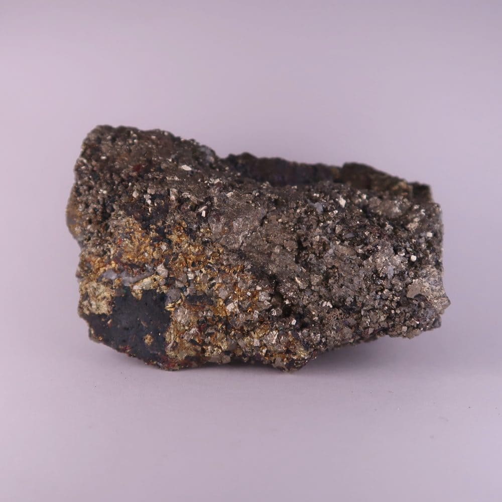 bornite and pyrite from hingston down quarry, gunnislake, calstock, cornwall, england 4