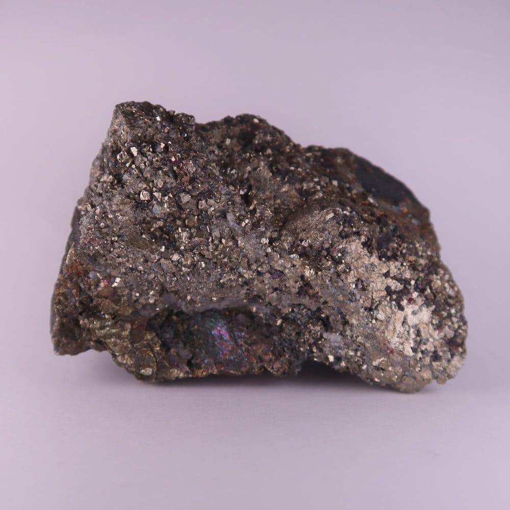 bornite and pyrite from hingston down quarry, gunnislake, calstock, cornwall, england 6