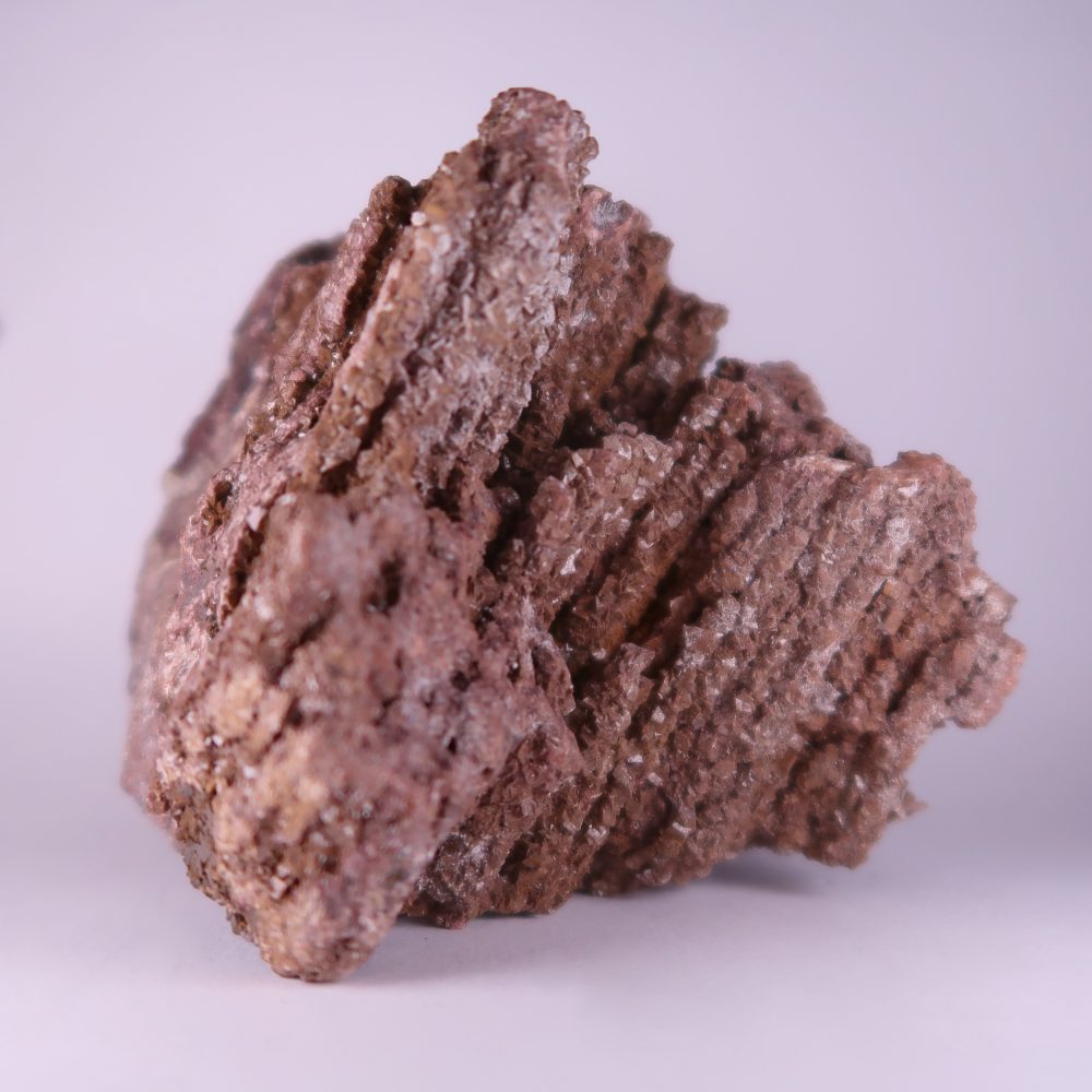 goethite and calcite from clearwell, gloucestershire