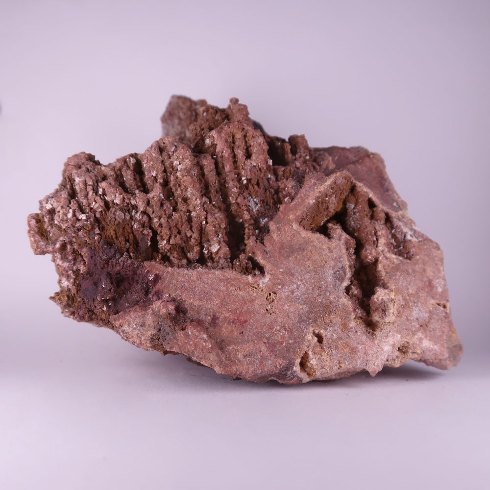 goethite and calcite from clearwell, gloucestershire