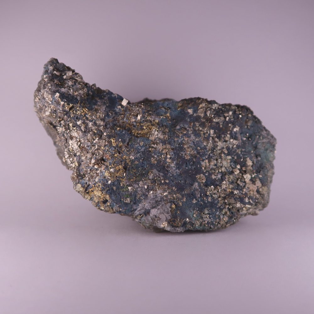 pyrite and chalcopyrite from hingston down quarry, cornwall