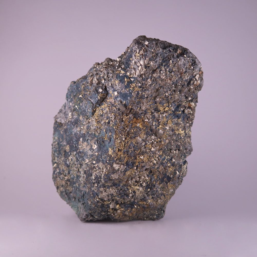 pyrite and chalcopyrite from hingston down quarry, cornwall