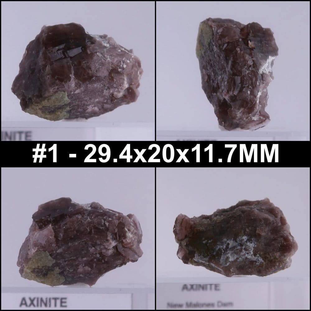 axinite from new malones dam, usa