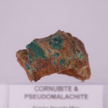 cornubite and pseudomalachite from anaconda's yerington open pit, usa