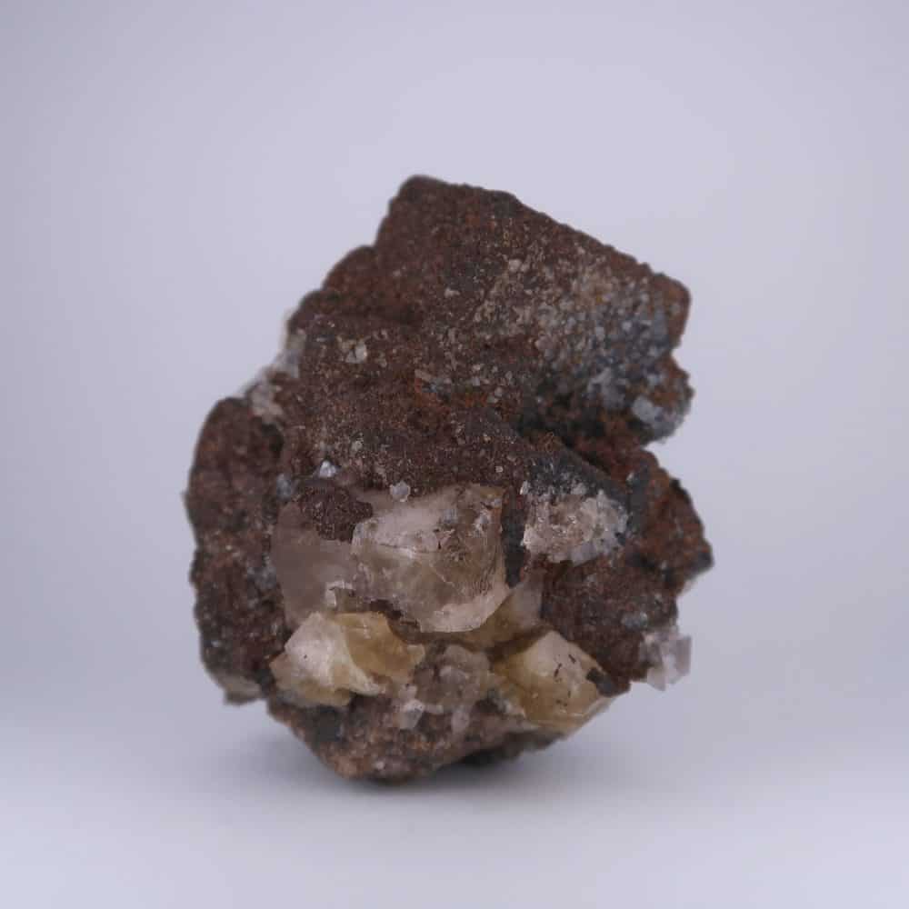 fluorite and siderite from boltsburn mine, county durham