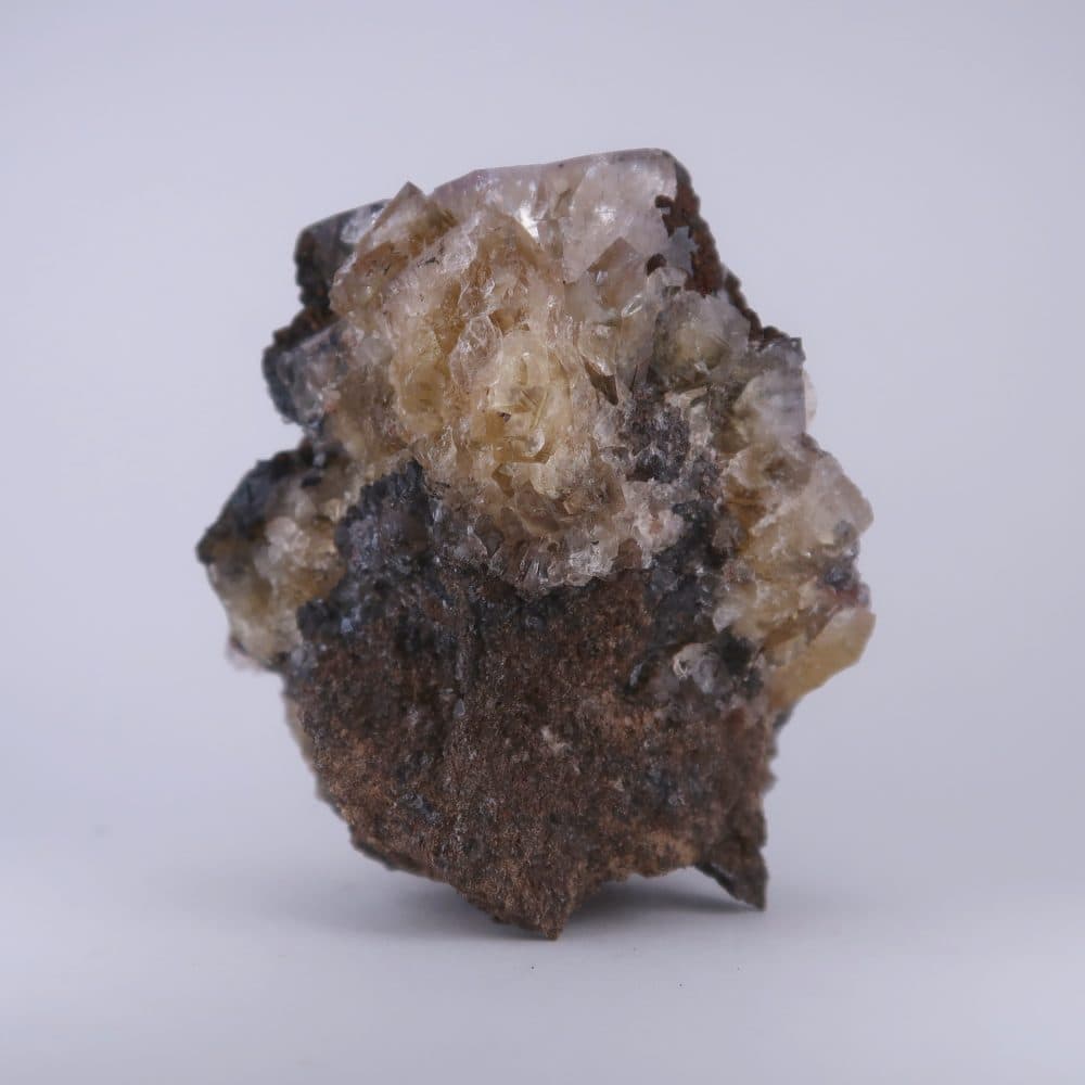 fluorite and siderite from boltsburn mine, county durham