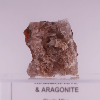 hemimorphite and aragonite from ojuela mine, mexico