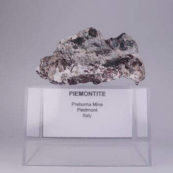 piemontite from praborna mine, italy