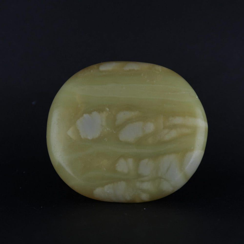 green serpentine palmstones