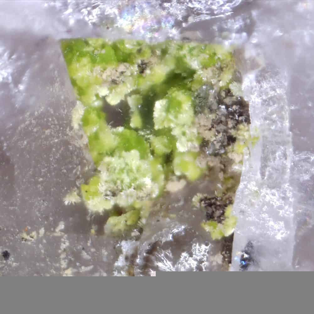 arthurite and scorodite from cligga head, cornwall