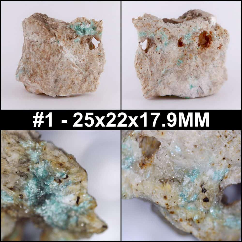 aurichalcite on baryte from old gang mines, north yorkshire