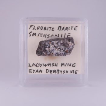 fluorite, baryte, and smithsonite from ladywash mine, derbyshire