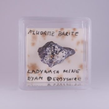 fluorite and baryte from ladywash mine, derbyshire