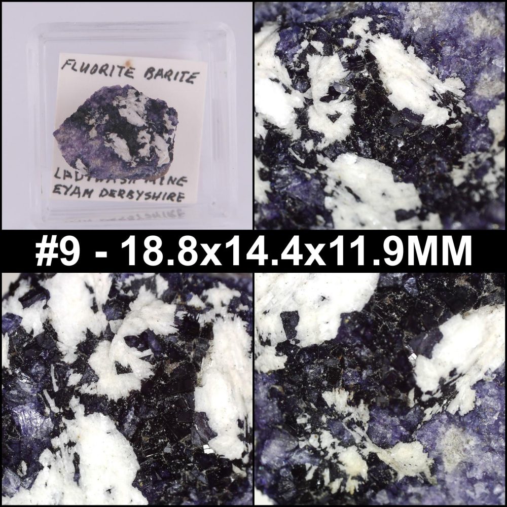 fluorite and baryte from ladywash mine, derbyshire