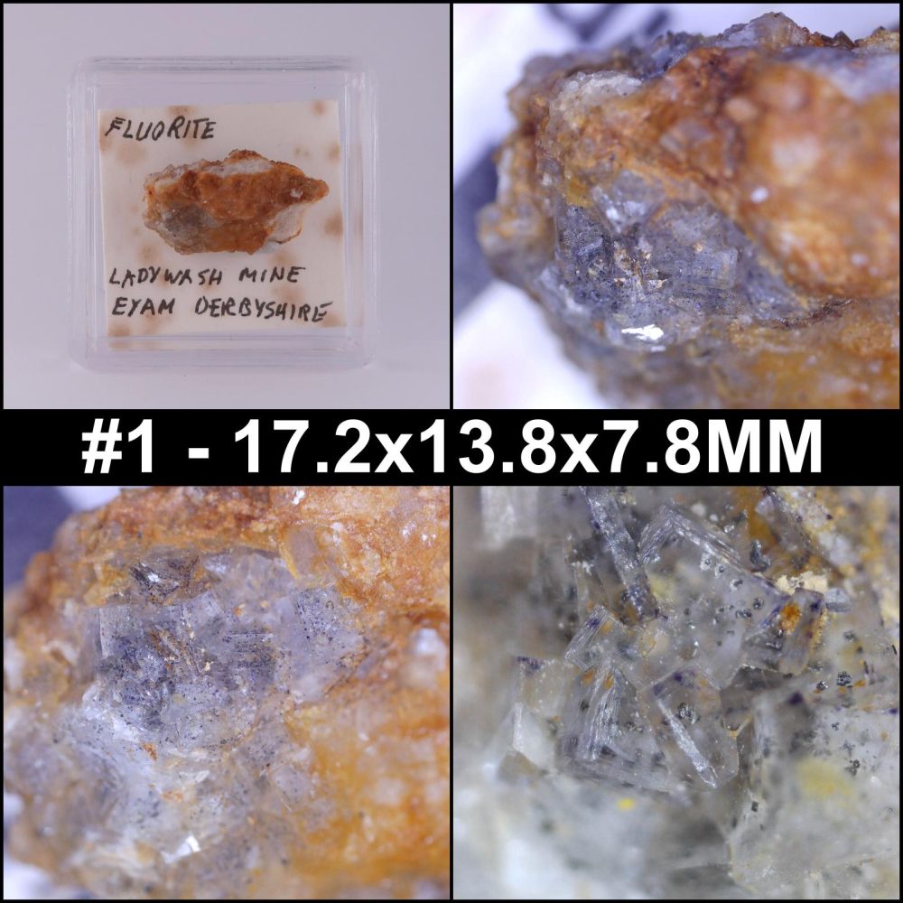 fluorite from ladywash mine, derbyshire