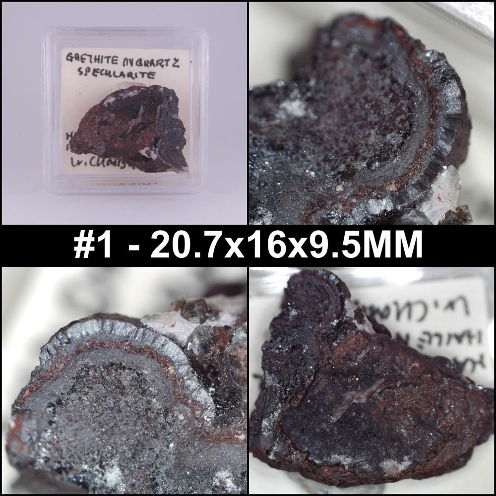 goethite and hematite from haile moor mine, cumbria