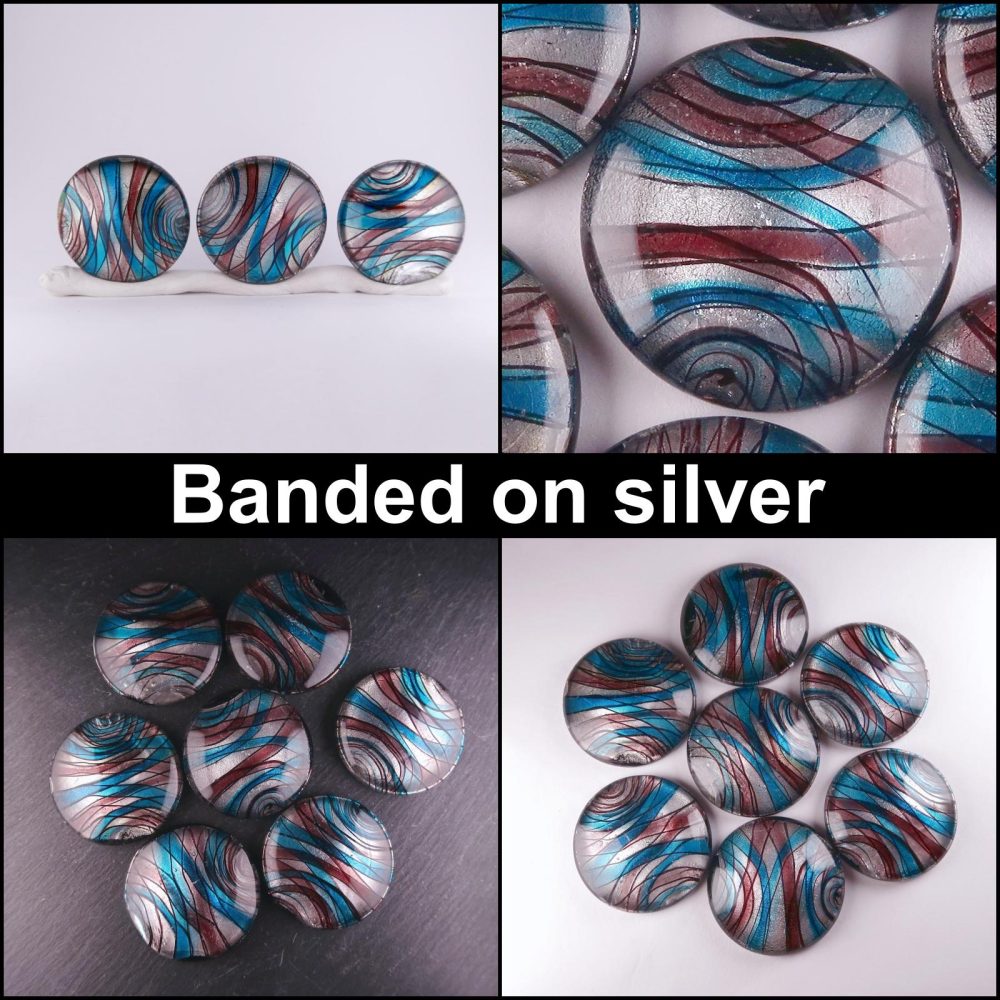 glass cabochons (lampwork style)
