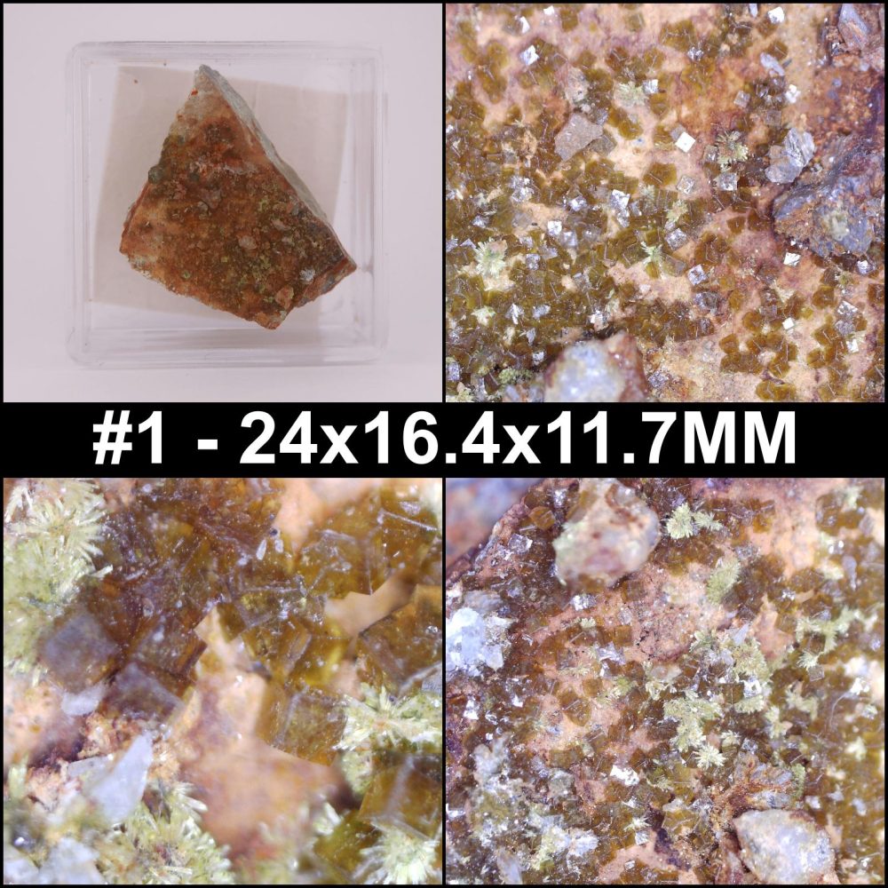 arthurite and pharmacosiderite from majuba hill mine, usa