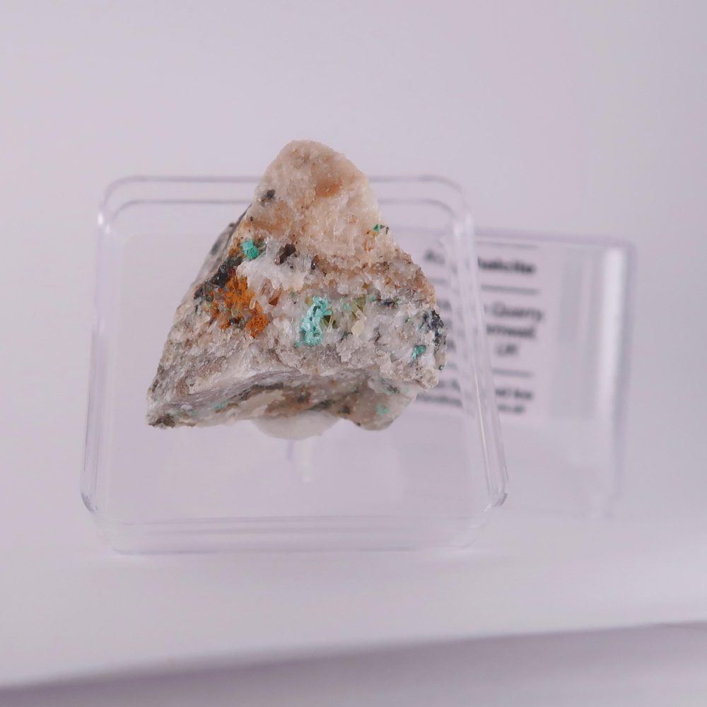 aurichalcite from greystone quarry, cornwall