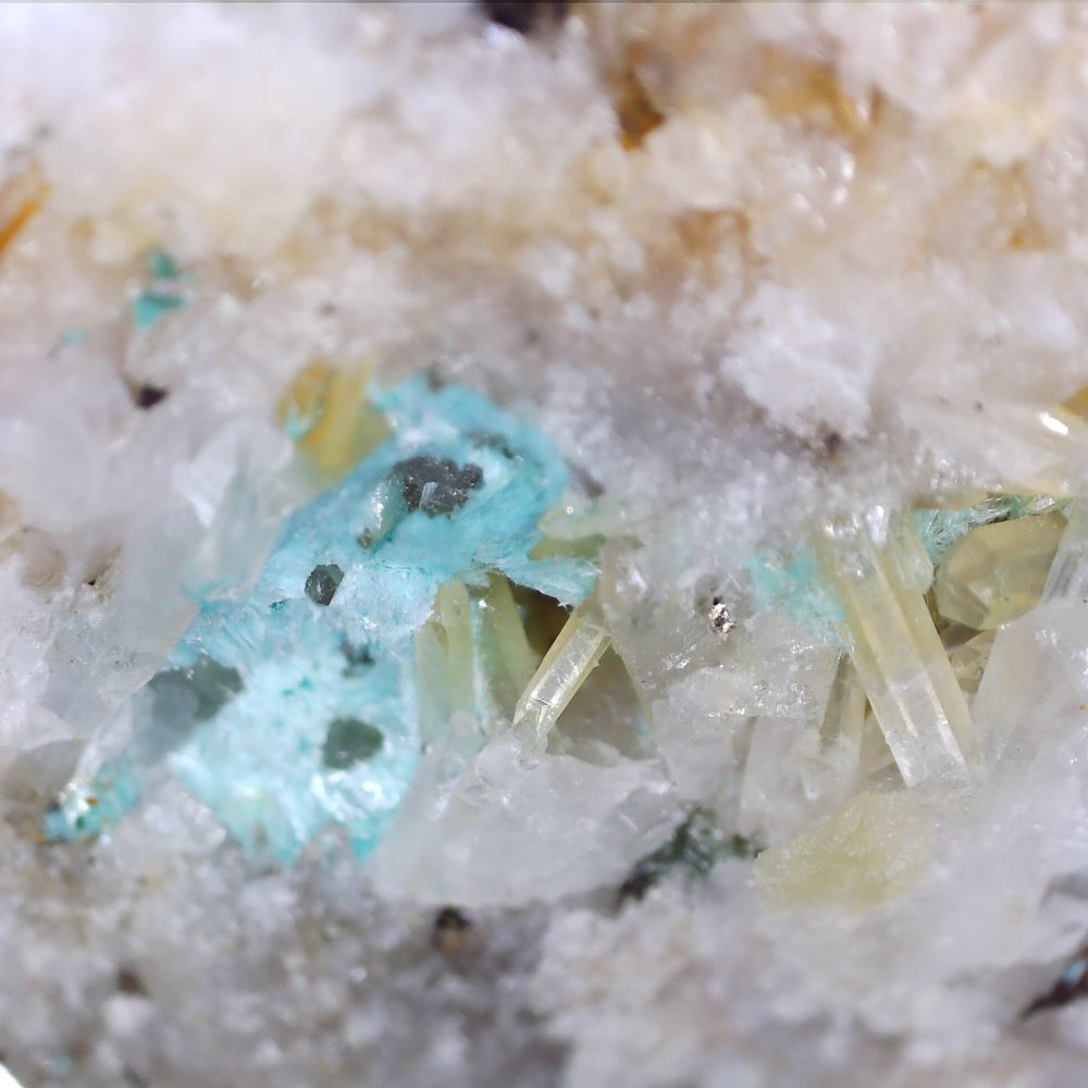 aurichalcite from greystone quarry, cornwall