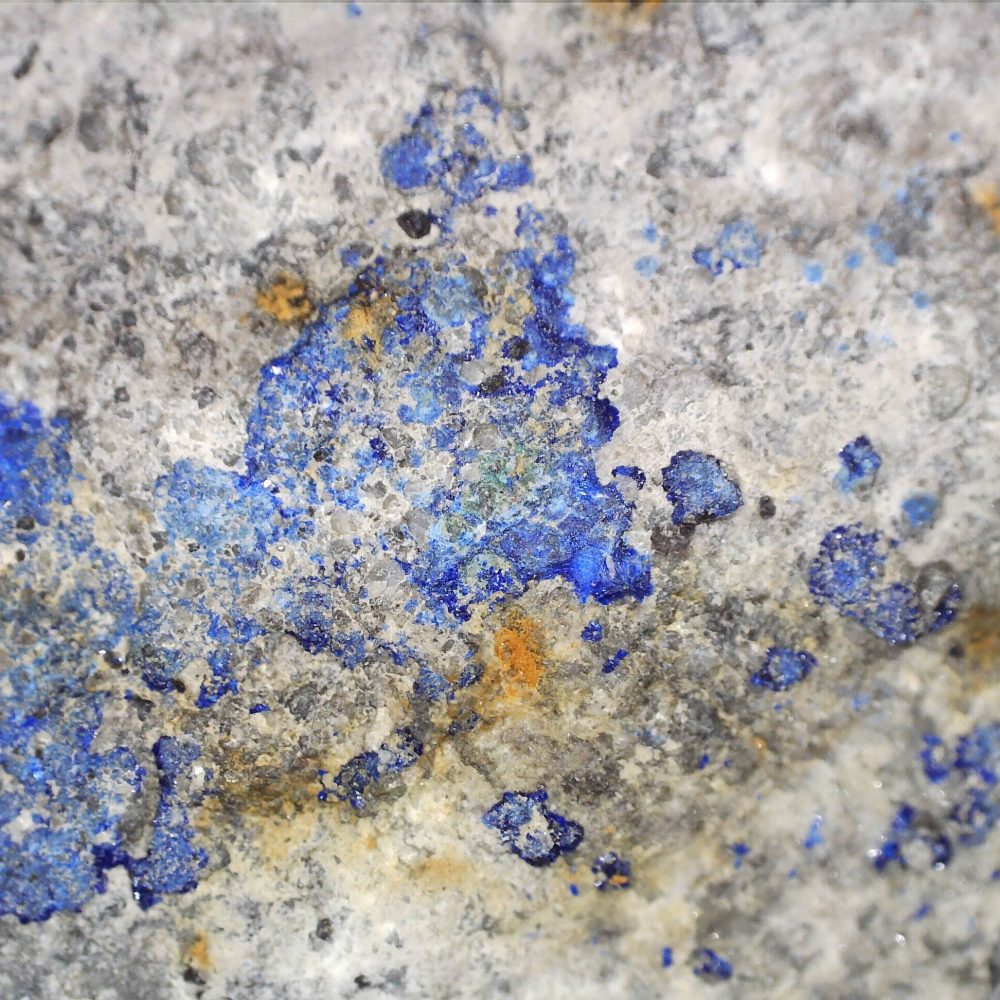 azurite from dolyhir quarry, wales