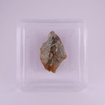 baryte and malachite from potts gill, cumbria
